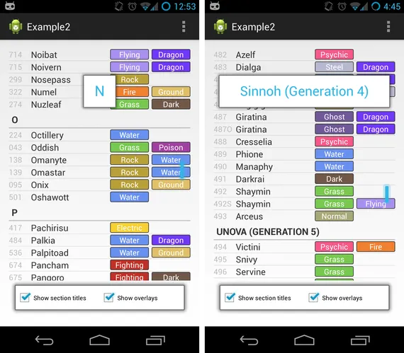 alphabetic vs by-region sorting