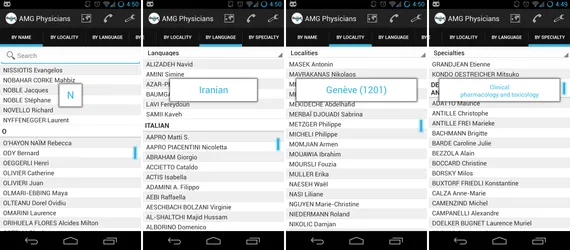 Small, normal, large, and xlarge overlays in my AMG Geneva app.