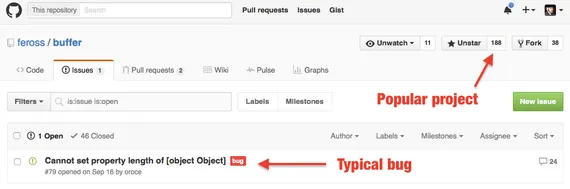 Bug in the "buffer" module