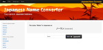 Japanese Name Converter&nbsp;screenshot