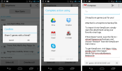 The "Share" feature.