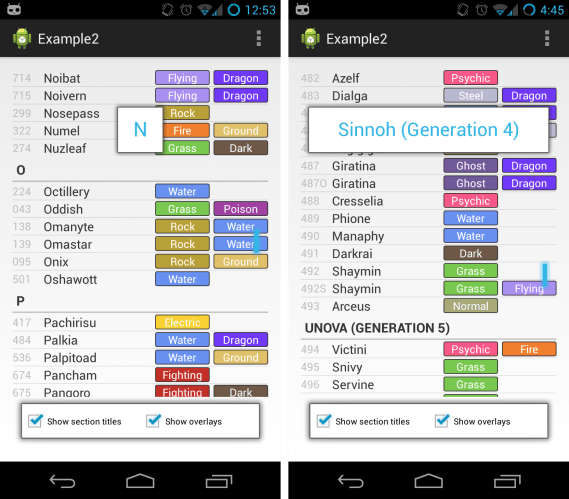 alphabetic vs by-region sorting